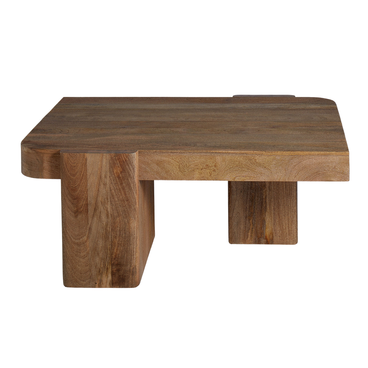 Grand Designs Wooden Block Coffee Table Natural Comeo Home