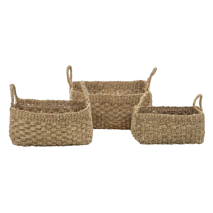 Envira Rectangular Seagrass Basket Comeo Home