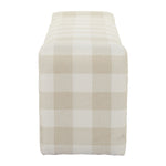 Load image into Gallery viewer, Andrea Checkered Pattern Bench Seat Ottoman
