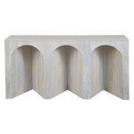 Load image into Gallery viewer, Arch Wood Console Table - Lime Wash
