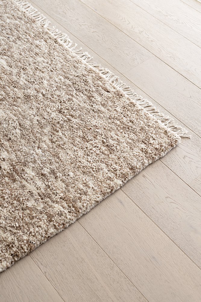 Darren Palmer Travertine Hand Made Wool Rug - Brown