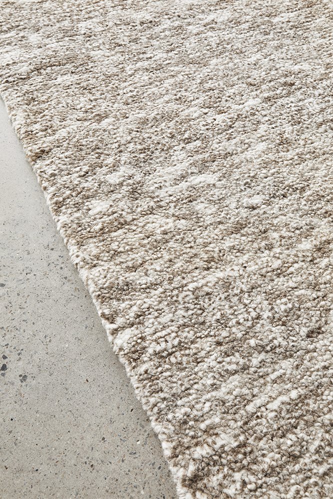 Darren Palmer Travertine Hand Made Wool Rug - Brown