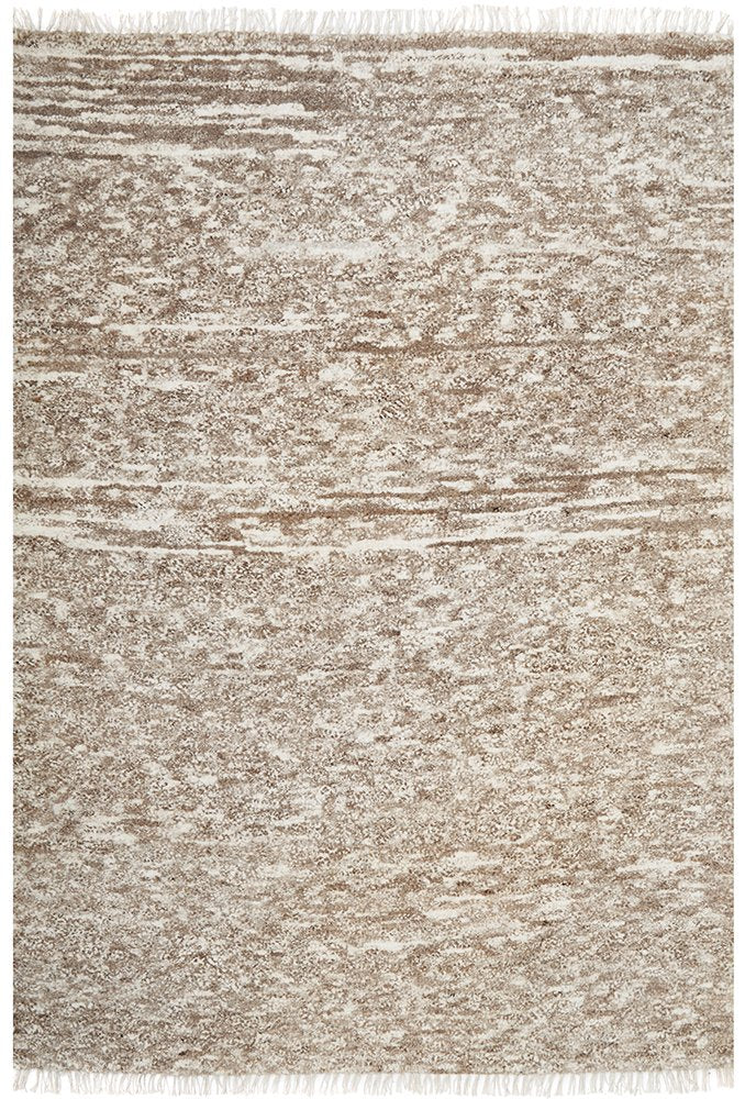 Darren Palmer Travertine Hand Made Wool Rug - Brown
