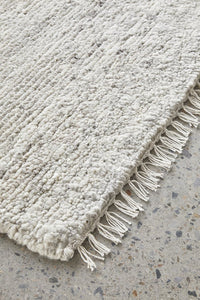Darren Palmer Travertine Hand Made Wool Rug - Silver