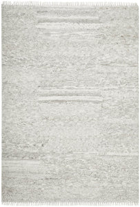 Darren Palmer Travertine Hand Made Wool Rug - Silver