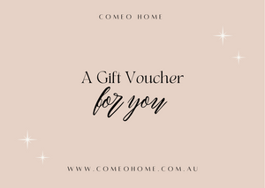 comeo home gift voucher 