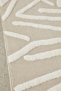 Eloise Power-Loomed Polypropylene Rug - Natural