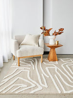 Load image into Gallery viewer, Eloise Power-Loomed Polypropylene Rug - Natural
