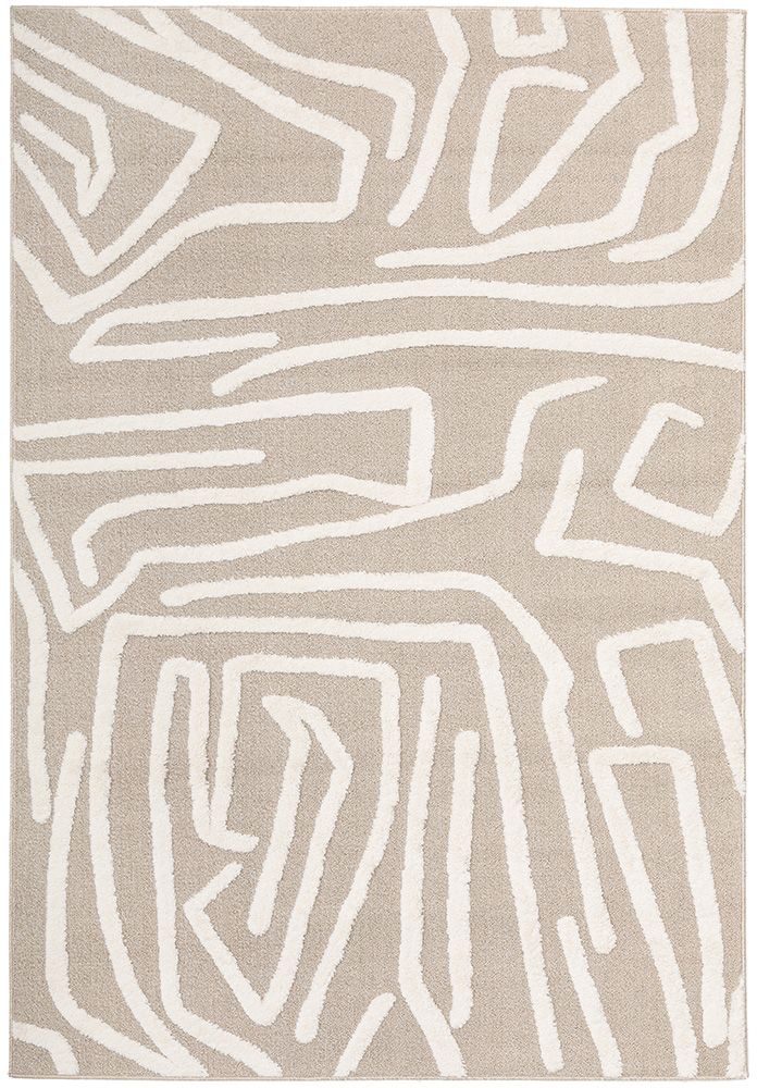 Eloise Power-Loomed Polypropylene Rug - Natural