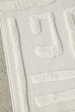 Load image into Gallery viewer, Eloise Power-Loomed Polypropylene Rug - White
