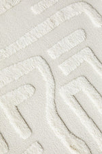 Load image into Gallery viewer, Eloise Power-Loomed Polypropylene Rug - White
