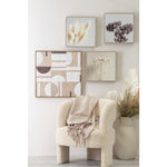 Load image into Gallery viewer, Emanuel Fluffy Fabric Armchair - Nougat
