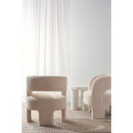 Load image into Gallery viewer, Emanuel Fluffy Fabric Armchair - Nougat
