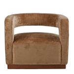 Load image into Gallery viewer, Grand Designs Gold Aged Velvet Armchair - Walnut
