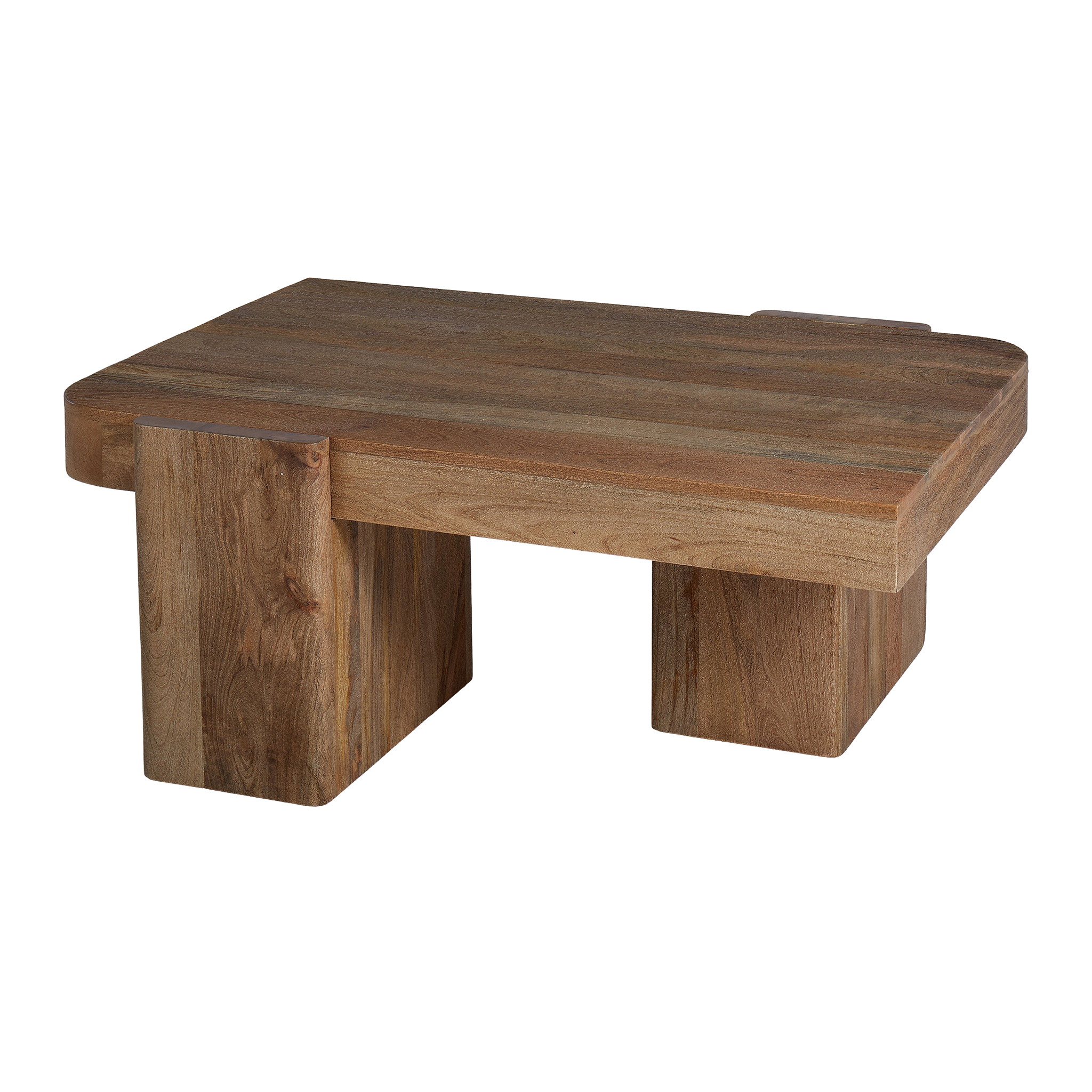 Grand Designs Wooden Block Coffee Table - Natural