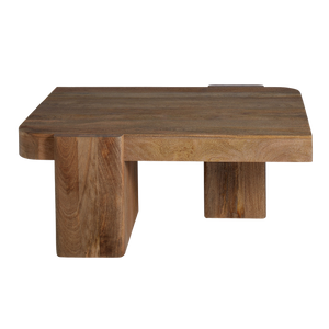 Grand Designs Wooden Block Coffee Table Natural Comeo Home