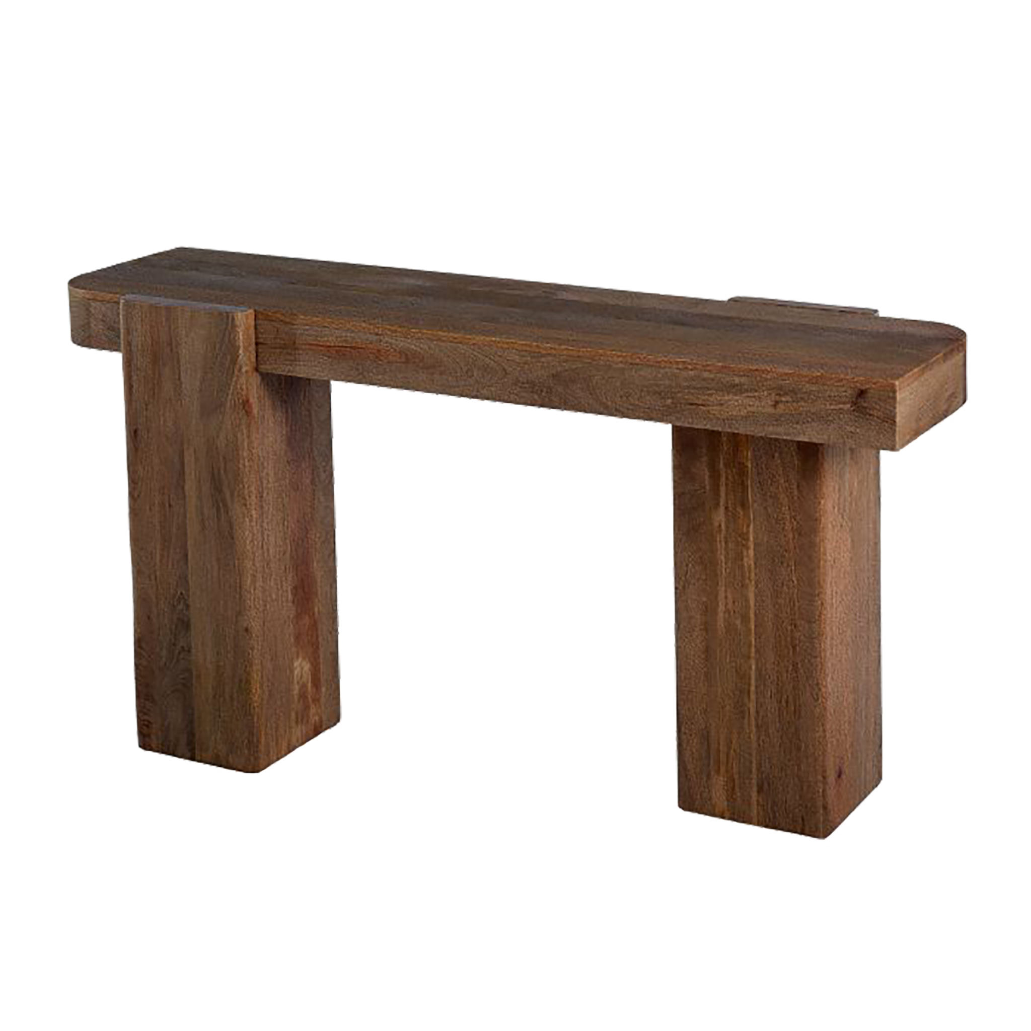 Grand Designs Wooden Block Console Table - Natural