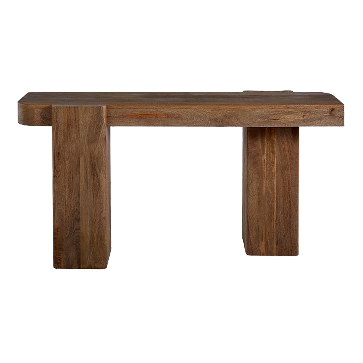 Grand Designs Wooden Block Console Table - Natural – Comeo Home