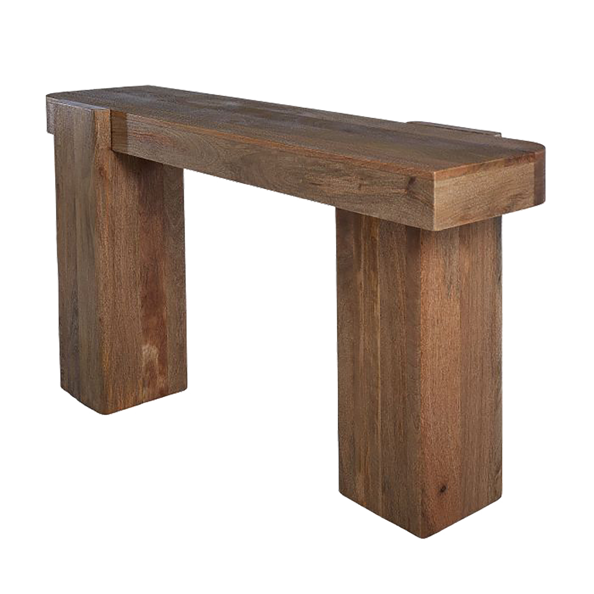 Grand Designs Wooden Block Console Table - Natural