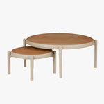 Load image into Gallery viewer, Grand Designs Elwood Outdoor Coffee Table 2-Piece Set – Natural
