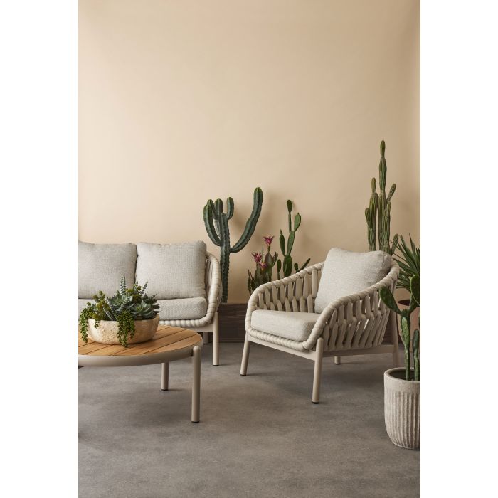 Grand Designs Elwood Outdoor Coffee Table 2-Piece Set – Natural