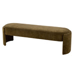 Load image into Gallery viewer, Grand Designs Lucca Velvet Bench Seat – Moss

