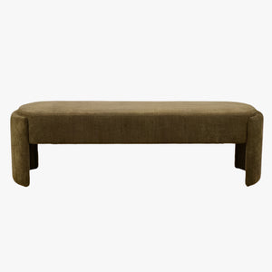 Grand Designs Lucca Velvet Bench Seat – Moss