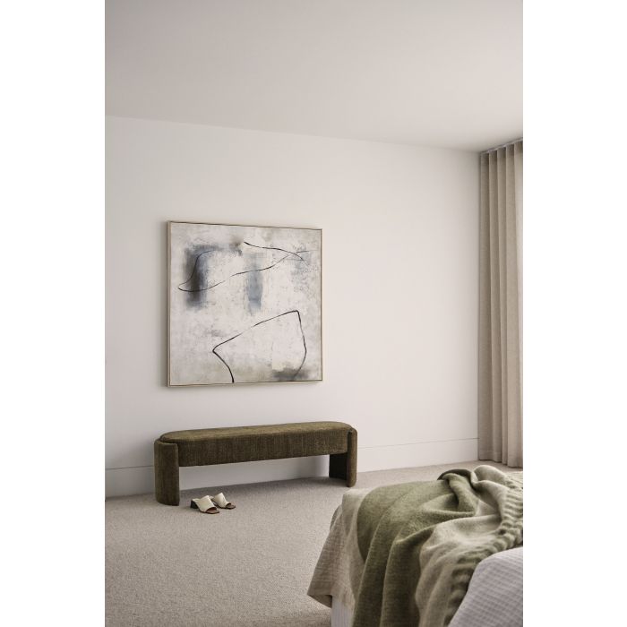 Grand Designs Lucca Velvet Bench Seat – Moss