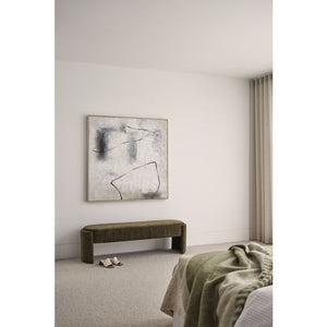 Grand Designs Lucca Velvet Bench Seat – Moss
