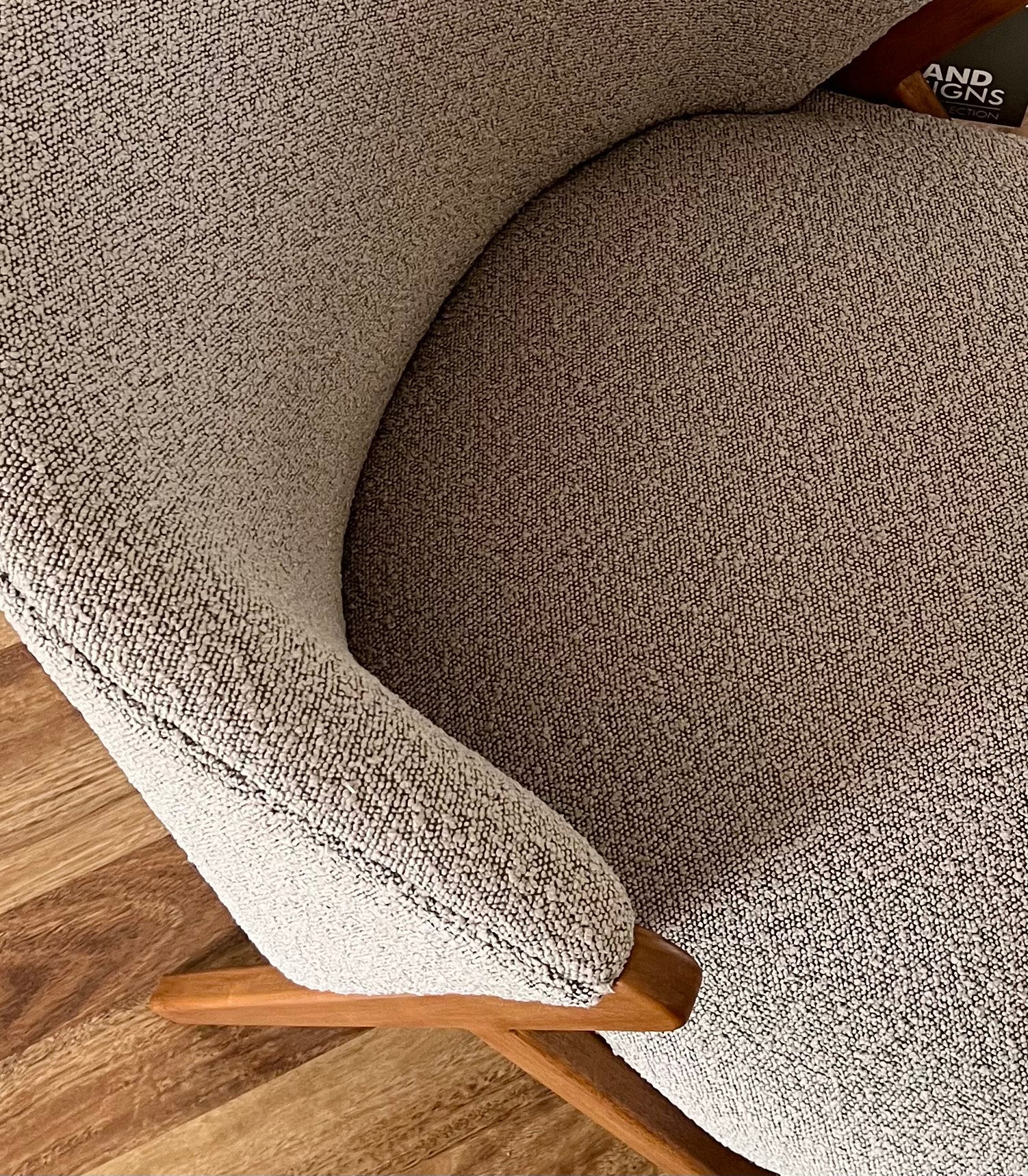 Grand Designs Lennox Boucle Armchair - Mushroom