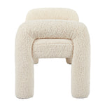 Load image into Gallery viewer, Sabri Fluffy Bench Seat Ottoman - Nougat
