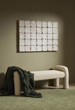 Load image into Gallery viewer, Sabri Fluffy Bench Seat Ottoman - Nougat
