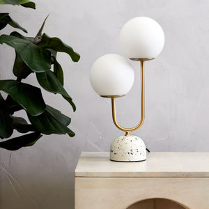 Tivoli Terrazzo Metal Table Lamp - Brass