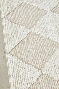 Vera Power-Loomed Polypropylene Rug - Natural