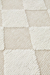 Vera Power-Loomed Polypropylene Rug - Natural