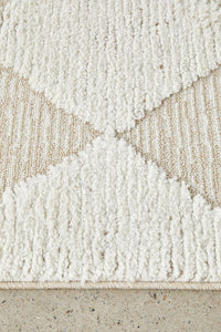 Vera Power-Loomed Polypropylene Rug - Natural