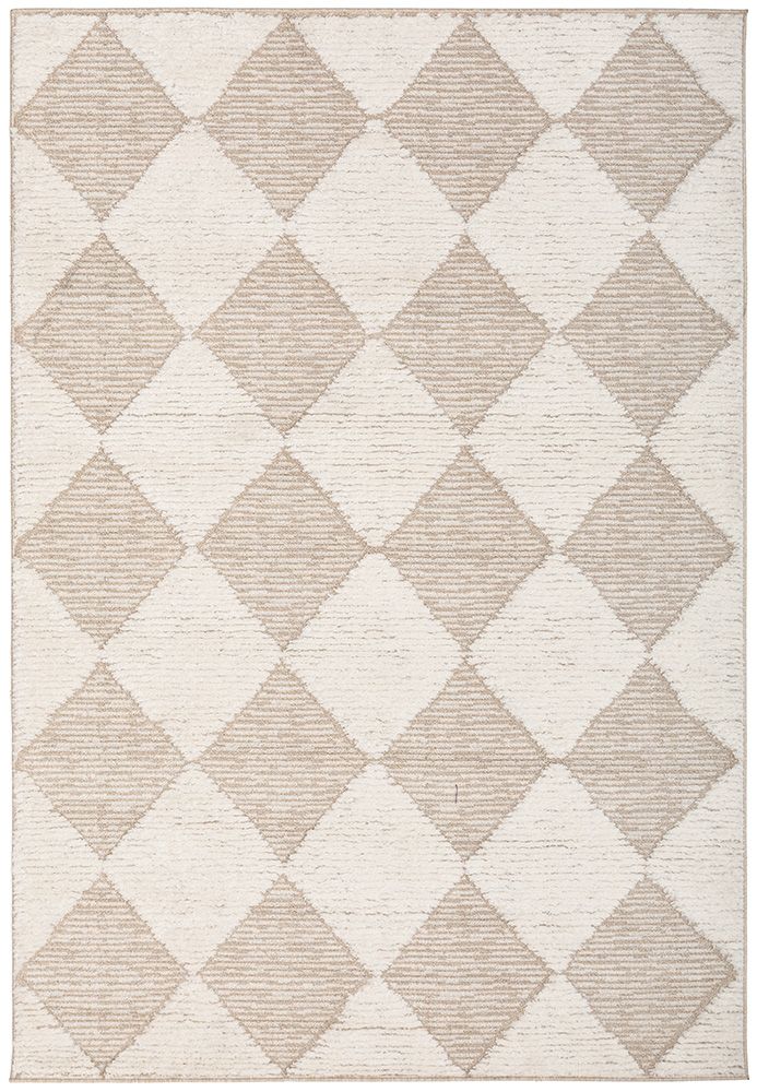 Vera Power-Loomed Polypropylene Rug - Natural