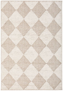 Vera Power-Loomed Polypropylene Rug - Natural