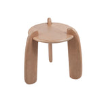 Load image into Gallery viewer, Lionel Round Timber Side Table - Brown
