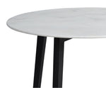 Load image into Gallery viewer, Attic Round 1.1m Marble Dining Table - Black

