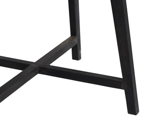 Attic Round 1.1m Marble Dining Table - Black