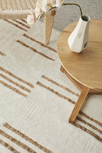 Azriel Hand Made Jute And Wool Rug