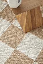 Load image into Gallery viewer, Azure Hand Made Jute Rug
