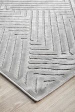 Load image into Gallery viewer, Bovie Dual Pile Rug - Silver
