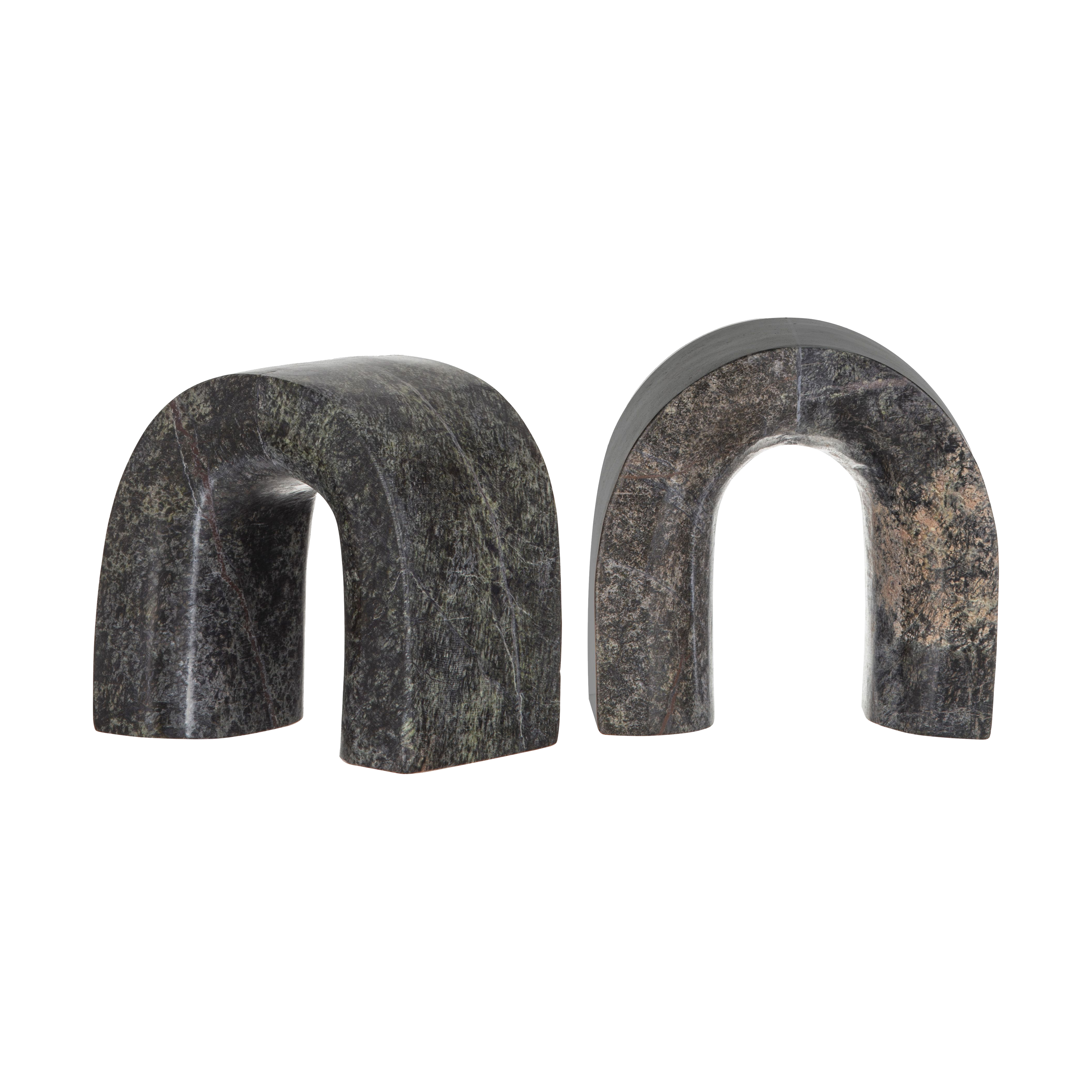 Boyd Arch Stone Set Of 2 Book Ends Sculpture