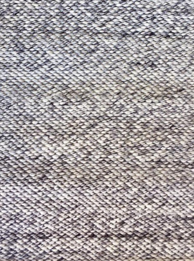 Callen Round Handmade Rug - Grey
