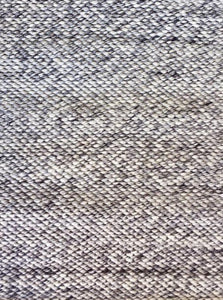Callen Round Handmade Rug - Grey