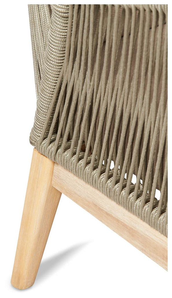 Carter Outdoor Timber Lounge Chair Natural Comeo Home