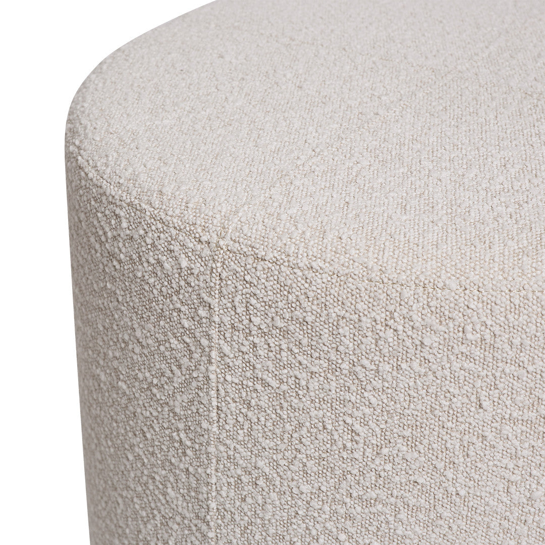 Chiltern Lounge Boucle Ottoman - Ivory