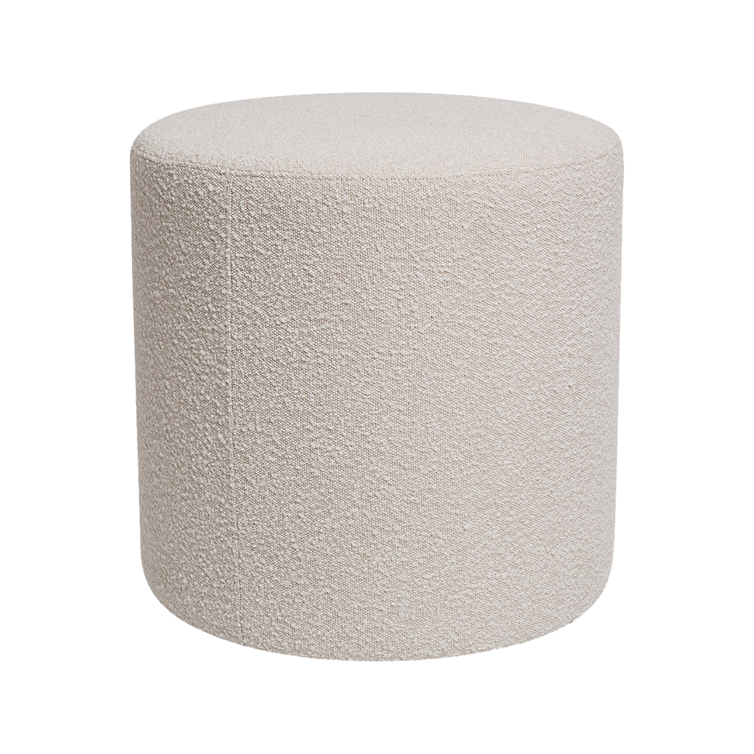 Chiltern Lounge Boucle Ottoman - Ivory